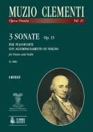 3 Sonatas op. 15 