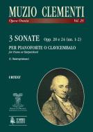 3 Sonates op. 20 et 24 
