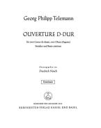 Ouverture en ré majeur TWV 55:D21 