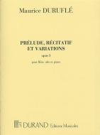 Prelude Recitatif et Varations op. 3 