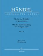 Ode pour l'anniversaire de la reine Anne HWV 74 Standard