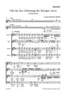 Ode pour l'anniversaire de la reine Anne HWV 74 Standard