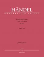 Concerto grosso en fa majeur op. 44963 HWV 320 