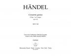 Concerto grosso en fa majeur op. 44963 HWV 320 