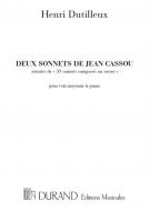 2 Sonnets J. Cassou 