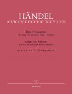 Trois sonates en trio op. 5 HWV 397, 398, 401 Standard