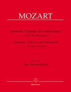 Cadences, introductions et ornements Standard