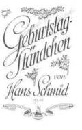 Geburtstagsständchen 
