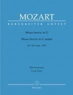 Missa brevis en sol majeur KV 140 (anh. 235d) Standard