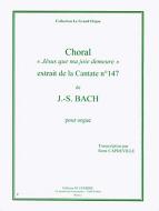 Choral Jésus que ma joie demeure extr. Cantate no147 