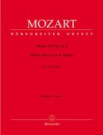Missa brevis en fa majeur KV 192 (186f) Standard