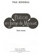 Pièce en forme de menuet 