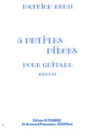 5 Petites pièces Op.8 