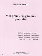 Mes premières gammes pour alto - cahier 1 : gammes à 1 octave 