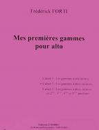Mes premières gammes pour alto - cahier 2 : gammes à 2 octaves 