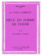Pièce en forme de danse 