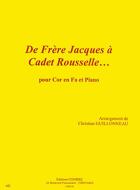 De Frère Jacques à Cadet Rousselle 