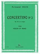 Concertino no3 ré maj. Op. 33 