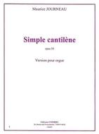 Simple cantilène op. 50 
