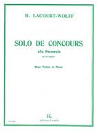 Solo de concours en ré maj. Alla pastorale 