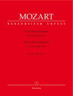 Trois divertimenti KV 136-138 (125a-c) Standard