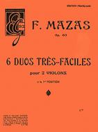 Duos très faciles (6) Op. 60 