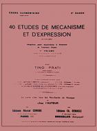 Etudes de mécanisme et d'expression (40) Vol.2 