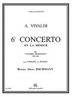 Concerto no6 en la min. Op. 3 Estro Armonico 