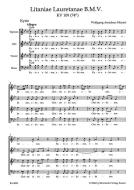 Litaniae Lauretanae en si bémol majeur KV 109 (74e) Standard