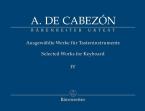 Pièces choisies pour instruments à clavier, volume IV Standard