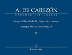 Pièces choisies pour instruments à clavier, volume IV Standard