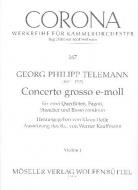 Concerto Grosso E Minor TWV 52:E2 