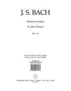 Passion selon St. Jean BWV 245 