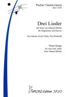 Drei Lieder auf Texte von Eduard Mörike 