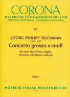 Concerto mi mineur TWV 52:e2 Standard
