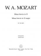 Missa brevis en ré majeur KV 194 (186h) Standard