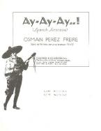 Ay Ay Ay Eng / Sp Song Key E 