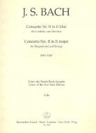 Concerto No. 2 en mi majeur BWV 1053 