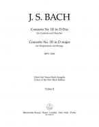 Concerto No. 3 en ré majeur BWV 1054 