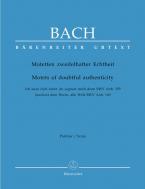 Motets d'authenticité douteuse BWV Anh. 159, 160 Standard