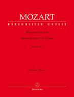 Missa brevis en ré mineur KV 65 (61a) Standard