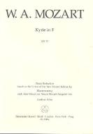Kyrie en fa majeur KV 33 Standard