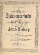 Etudes Concertantes für Violine 