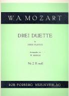 Drei Duette für 2 Flöten - Nr. 2 e-moll 