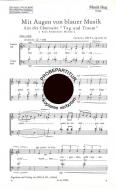 Mit Augen von blauer Musik 