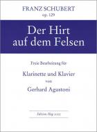 Hirt auf dem Felsen 