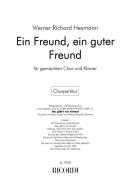 Ein Freund, ein guter Freund 
