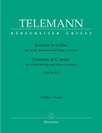 Concerto en sol majeur TWV 51:G9 