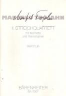 Quatuor à cordes avec clarinette et mezzosoprano No. 2 