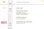 Deutsche Lieder zu vier Stimmen 
